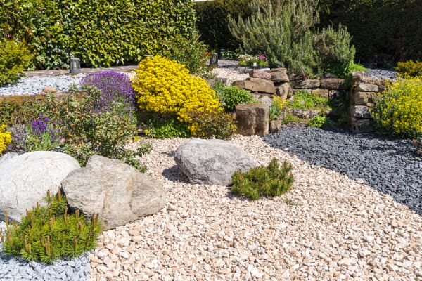 Decorative Gravel Installation in Bloomington