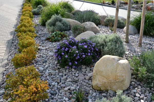 Decorative Rock Installation in Bloomington