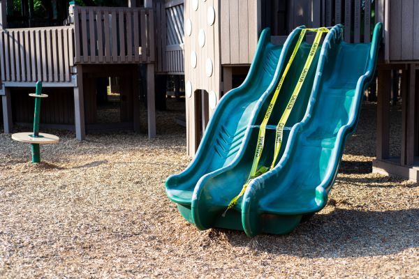 Play Area Mulch Installation in Bloomington