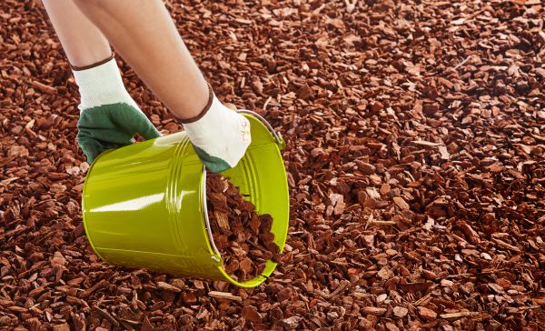 Wood Chip Landscaping in Bloomington