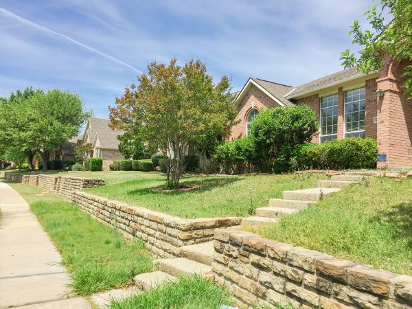 Sloped Yard Landscaping in Bloomington