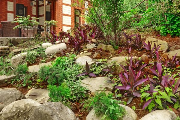 Rock Garden Landscaping in Bloomington